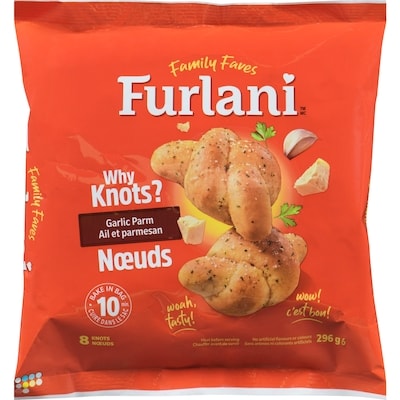 Furlani Parmesan Garlic Knots 296 g, $2.03/100g