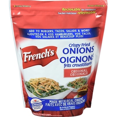 French’s Crispy Fried Onions Original 680 g, 1,62 $/100g