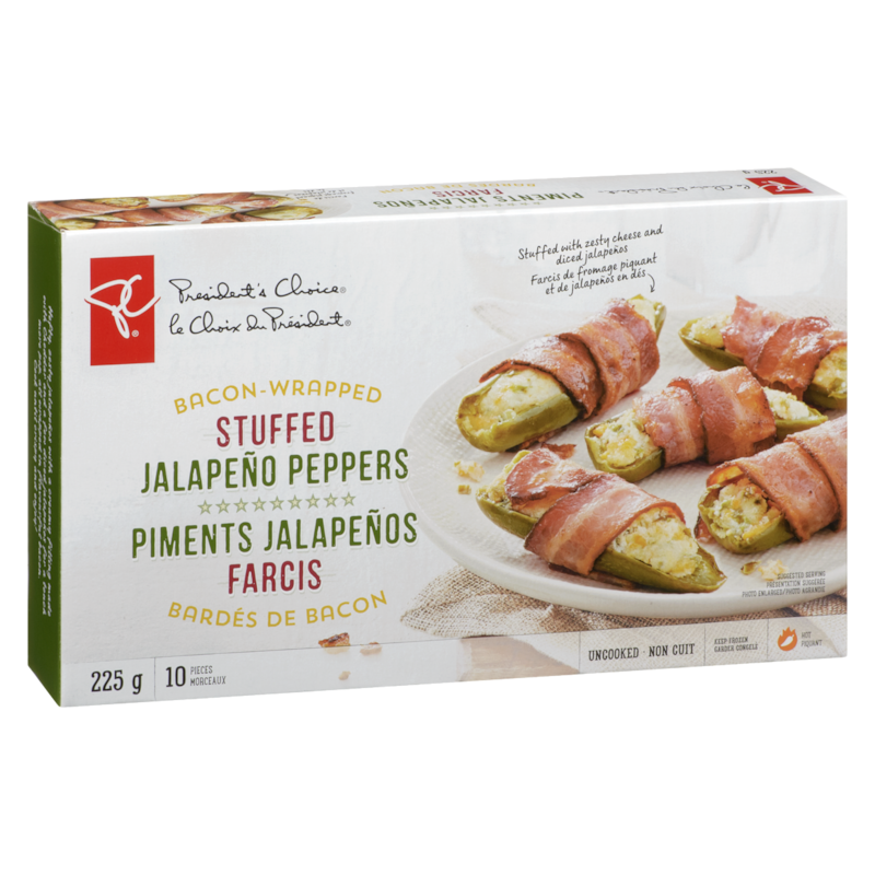 Bacon-Wrapped Stuffed Jalapeño Peppers