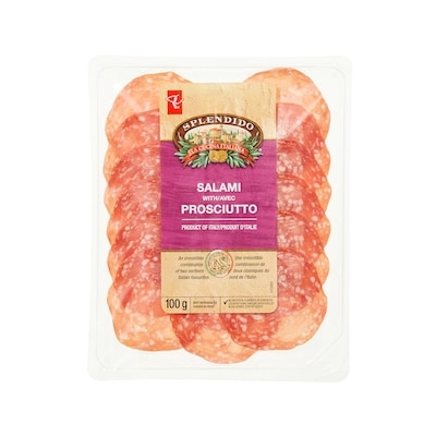 PC Splendido Salami au prosciutto 100 g, 7,50 $/100g