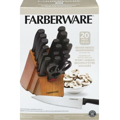 Farberware 20-Piece Tri Star Handle Cutlery Set 20x1.0 ea, $2.50/1ea