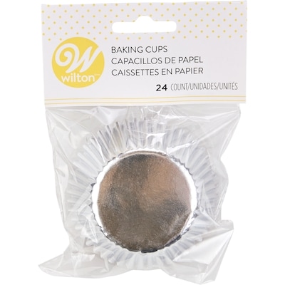 Wilton Caissettes pour petits gâteaux, aluminium argent, 24 unités 24x1.0 ea, 0,23 $/1ch