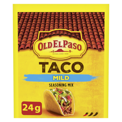 Old El Paso Taco Seasoning Mix, Mild 24 g, $9.54/100g