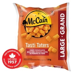 McCain Tasti Taters, Tater Tots 1.8 kg, $0.44/100g