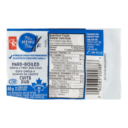 Hard-boiled Eggs, Omega-3