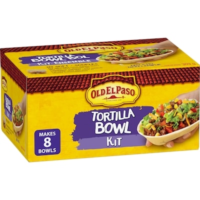 Old El Paso Tortilla Bowl Kit 309 g, $2.10/100g