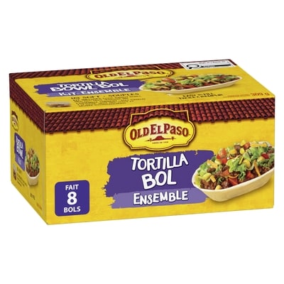 Old El Paso Ensemble de bols de tortilla 309 g, 1,29 $/100g