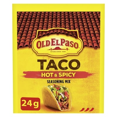 Old El Paso Taco Seasoning, Hot N Spicy 24 g, $9.12/100g