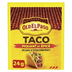 Old El Paso Assaisonnement à taco, Piquant et épicé 24 g, 5,79 $/100g