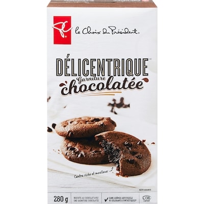 President's Choice Chocolatey Filling Centrefulls 280 g, $1.96/100g