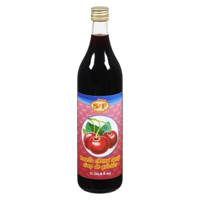 S&F Morello Cherry Syrup 1 l, $0.80/100ml