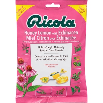 Pastilles Apaisantes Contre la Toux Miel Citron avec Échinacée Format Familial 45 Pastiles