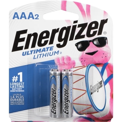 Energizer Lithium Batteries AAA2 1 ea, $8.50/1ea