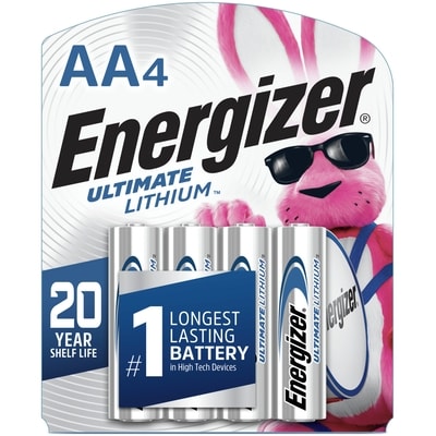 Energizer Lithium Batteries Aa4 1 ea, $4.75/1ea