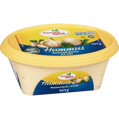Hummus à l’ail rôti