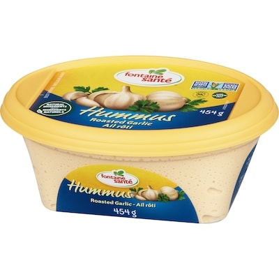 Hummus à l’ail rôti