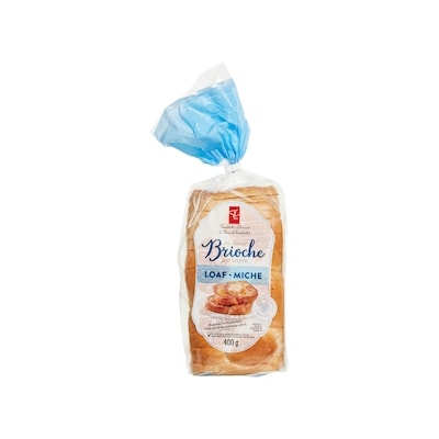 le Choix du Président Miche Brioche pur beurre 400 g, 1,25 $/100g