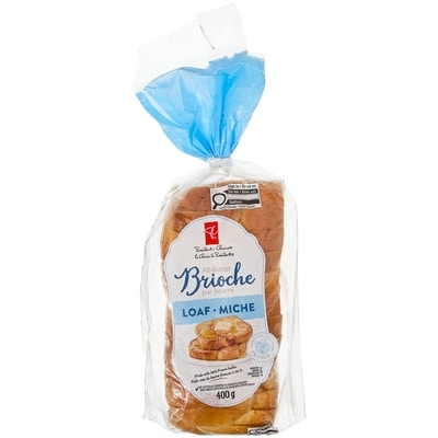 le Choix du Président Miche Brioche pur beurre 400 g, 1,38 $/100g