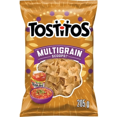 Tostitos Multigrain Scoops! tortilla chips 205g 205 g, $2.68/100g