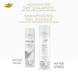 Dove Advanced Dry Shampoo Unscented 2-Day Freshness - 142 g | Zehrs