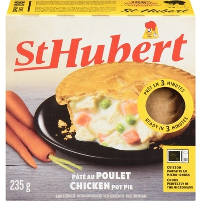 St Hubert Chicken Pot Pie 235 g, $1.83/100g