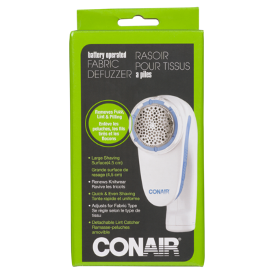 Conair Rasoir pour Tissus a Piles 1 ea, 25,00 $/1ch