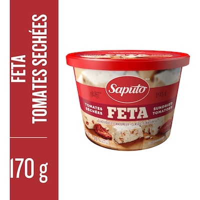 Saputo Fromage Feta aux tomates sechées 170 g, 4,12 $/100g