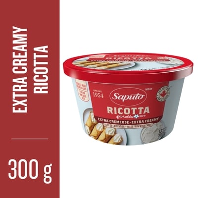 Saputo Extra Creamy Ricotta 300 g, $3.00/100g