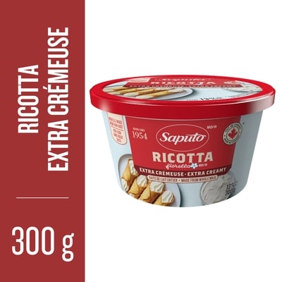 Saputo Ricotta extra crémeuse 300 g, 3,00 $/100g