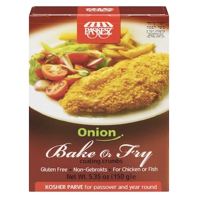 Paskesz Onion Coating Crumbs 150 g, $4.86/100g