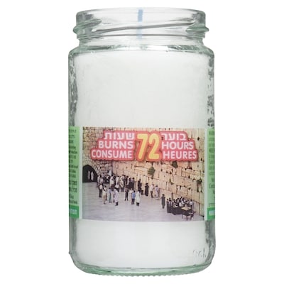Shraga 72 Hour Memorial Candle 473 g, $0.80/100g
