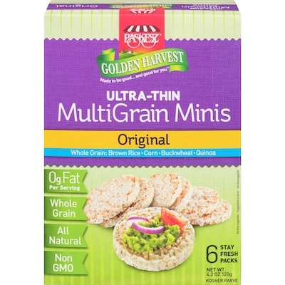 Paskesz Original Ultra-Thin Multigrain Minis 120 g, $6.08/100g