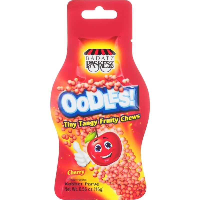 Badatz Oodles! Tiny Tangy Fruity Chews Cherry