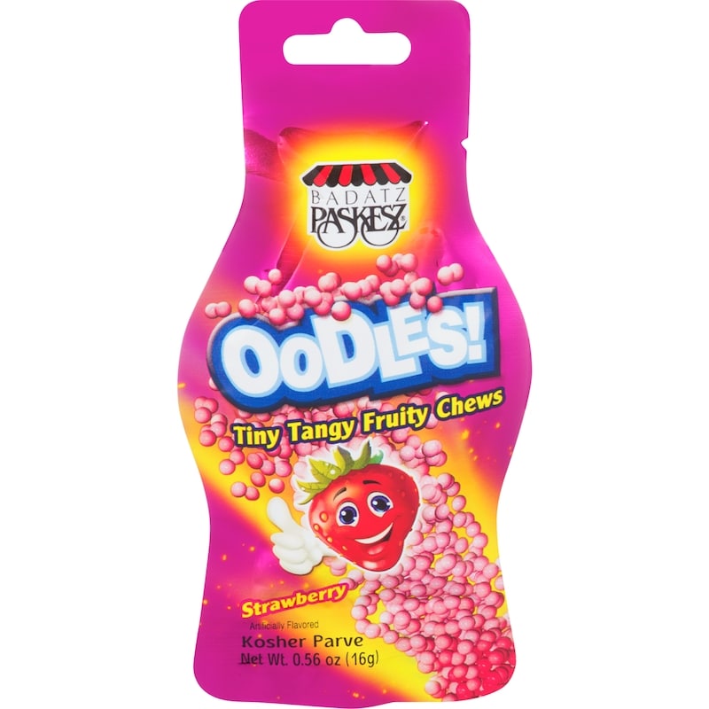 Badatz Oodles! Tiny Tangy Fruity Chews Strawberry