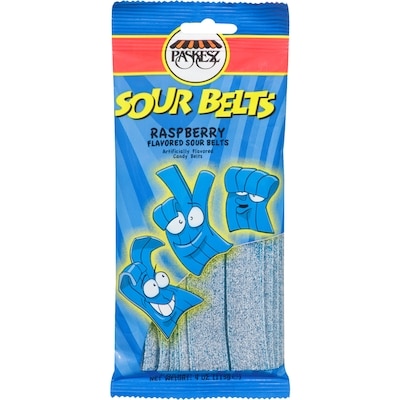 Paskesz Sour Belts Raspberry Flavoured 115 g, $4.78/100g