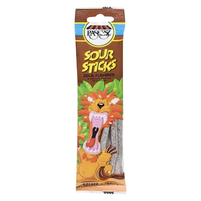 Paskesz Cola Flavored Sour Sticks 50 g, $5.58/100g