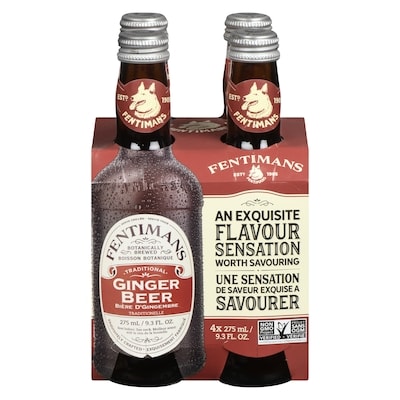 Fentimans Botanically Brewed Traditional Ginger Beer, case 4x275.0 ml, $0.91/100ml
