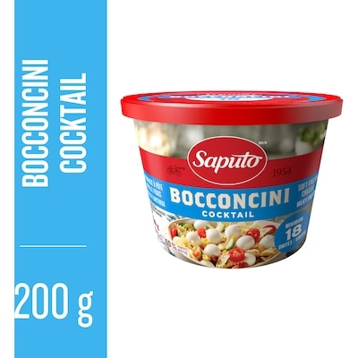 Saputo Cocktail Bocconcini Cheese 200 g, $4.00/100g