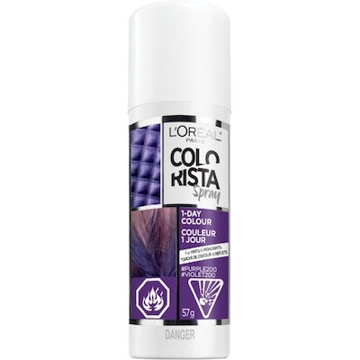 L’Oréal Colorant Colorista Spray, couleur 1 jour, violet vif 1 ea, 19,99 $/1ch