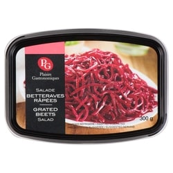 Plaisirs Gastronomiques Salade de betteraves râpées 300 g, 2,26 $/100g