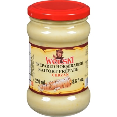Wolski Prepared Horseradish  250 ml, $1.32/100ml