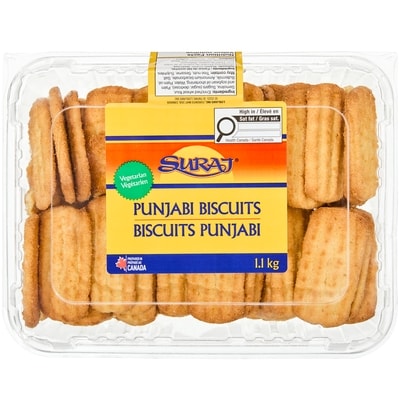 Suraj Biscuits punjabi, végétariens 1.1 kg, 0,45 $/100g