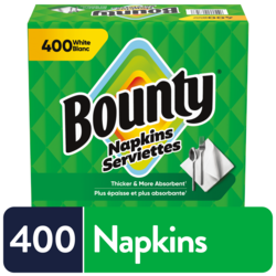 Bounty Paper Napkins, White, 400 Count 400 ea, $0.03/1ea