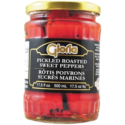 Gloria Pickled Roasted Sweet Peppers 500 ml, $0.86/100ml