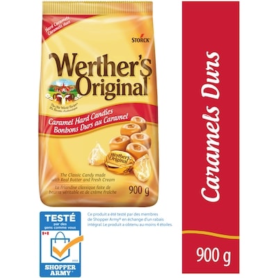 Werther’s Original Bonbons durs au caramel 900 g, 1,89 $/100g