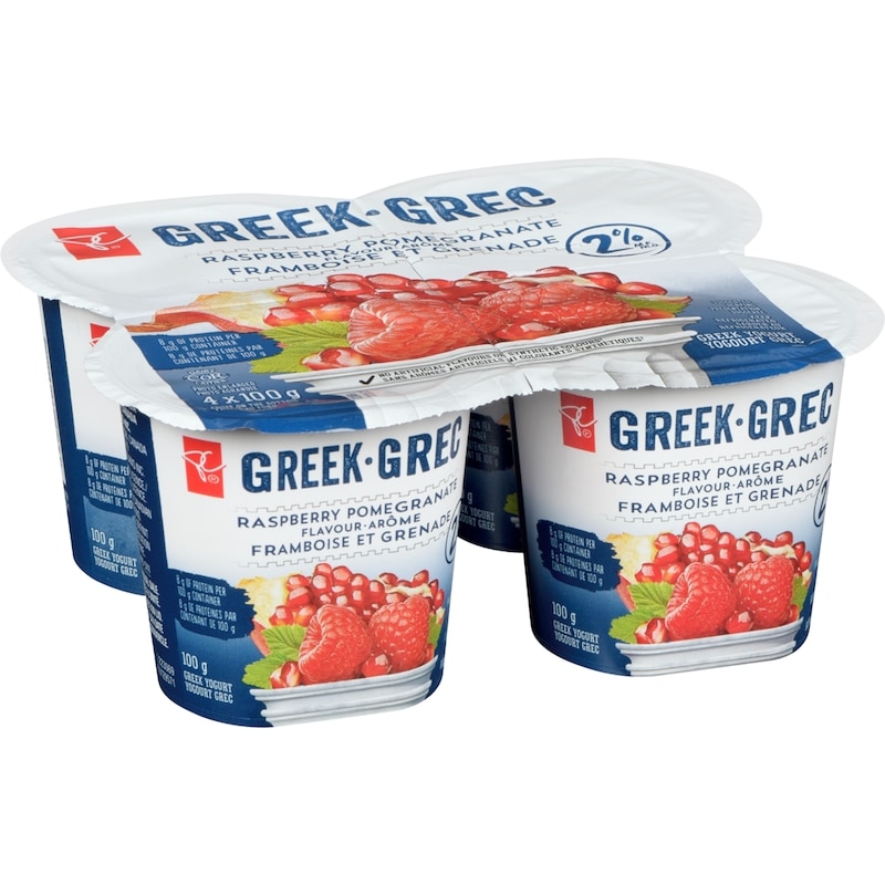 Raspberry Pomegranate 2% M.F. Greek Yogurt