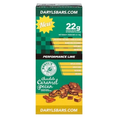 Daryl’s Barres chocolat, caramel et pacanes Daryls Bar 58 g, 4,81 $/100g