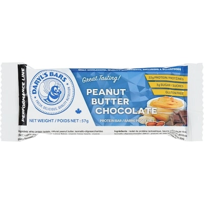 Daryl's Protein Bar Peanut Butter Chocolate 58 g, $4.81/100g