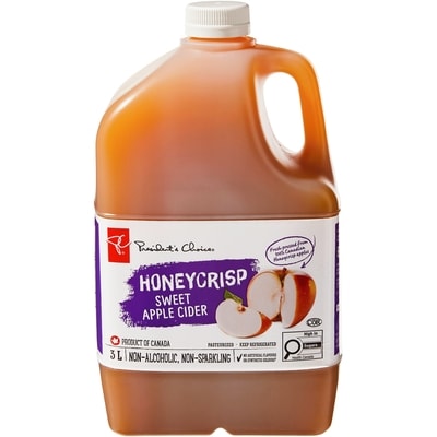 President's Choice Honeycrisp Sweet Apple Cider 3000 ml, $0.20/100ml