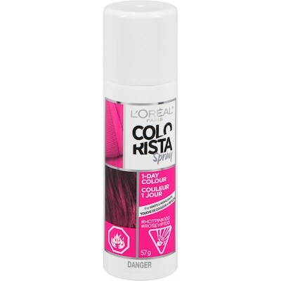 L’Oréal Colorant Colorista Spray, couleur 1 jour, rose vif 1 ea, 19,99 $/1ch